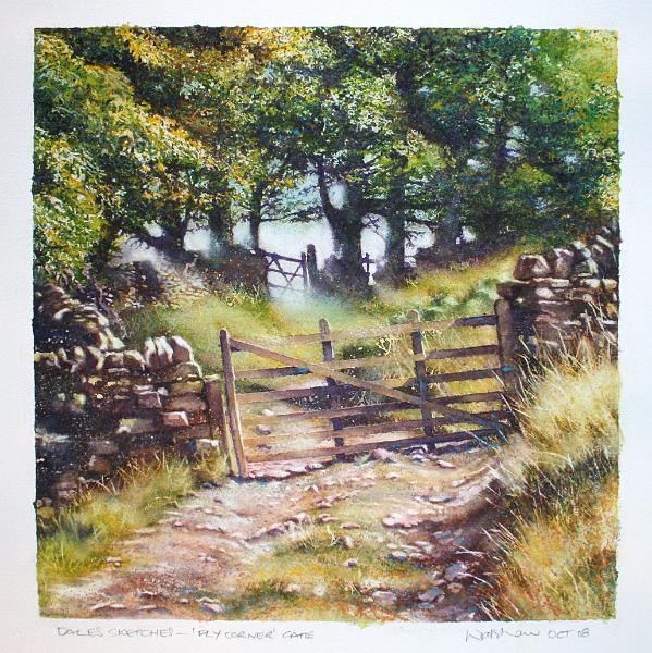 Fly Corner.jpg - " 'Fly Corner'  Gate" - by David Walshaw - Oct '08